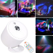 오로라 무드등 ESHINY-RGB LED 충전식 배터리 스타 스카이 라이트 프로젝터 모티브 디스코 USB DJ 나이트 키즈 무대 침실 B222N8, CHINA_A Star Sky Light | USB D
