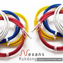 극동전선 넥상스 NKD42R.660 제작 랜케이블 그레이 (1M CAT.6 UTP), 1개