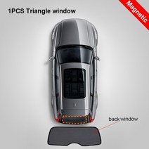 자한스토어 Lexus GX460 2009-2022 차량용 썬 바이저 Accessori Window Cover 차양 커튼 메쉬 그늘 블라인, 1pcs Back Window