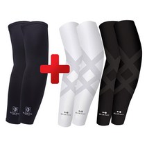 블랙야크 S쿨토시 1세트 +블루안트 X벤더 팔토시 2세트 자전거 등산 낚시 여름 작업용, Yak[검정]+[흰색흰색]