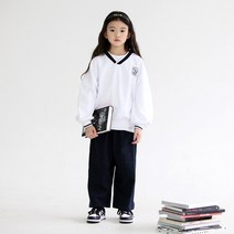 [12시전주문 오늘출발] 메르시보꾸 아동용 코넬브이넥상하 SS23A08 주니어