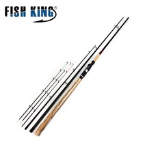 알루미늄 봉 환봉 FISH KING-3.6M 3.9M 카본 낚싯대 스피닝 40-90G 탑 팁 3 섹션 피더 로드 스테인레스 스틸 가이드 잉어, [01] 40-90g 3.6M