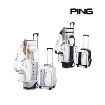 23년 핑 SC AL 캐디백 여성 캐디백세트 바퀴형 삼양인터내셔날, 선택1) 블랙