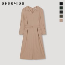 SHESMISS_02 [쉬즈미스] 오픈카라 벨티드 원피스_SWWOPM32010