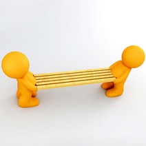 정원용 아파트 조경의자 포토존 디자인 벤치 주물 야외긴의자, H.주황색