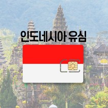 인도네시아 유심 LTE 완전무제한 5일 6일 발리 자카르타 여행 유심칩, 매일 2GB 후 저속무제한, 13일