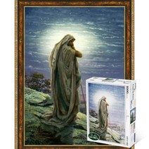 퍼즐피플 기독교 직소퍼즐 모음, 예수의기도 1000피스 액자포함(엔틱골드), 1000p
