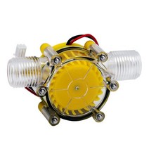 수력발전기 미니 수력 발전기 터빈 유량 유압 에너지 변환 DC 12V 10W, 1.80V