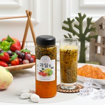 농부가 직접 만든 수제 패션후르츠청 500g (에이드/주스/우유/빙수 만들기)