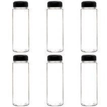 아침과저녁 국내산 마이보틀 트라이탄 6개 블랙, 500ml