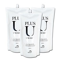 플러스유 남성 로션 리필 900ml 3개 화장품 대용량 업소용