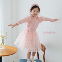 튜튜 스커트 유아 아동 키즈 주니어 여아 봄 간절기 샤 밴딩 치마