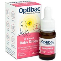 OptiBac Probiotics 옵티박 프로바이오틱스 베이비 드롭스 30회 2팩
