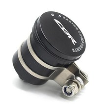 오토바이 CNC 후면 브레이크 유체 탱크 저 컵 액세서리 혼다 CBR650F CBR900RR CBR125R 용, 01 black