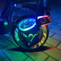 넥스튠 위페드 전동킥보드 프론트가니쉬 펜더가니쉬S LED 볼륨업, 반투명/블랙, 1개