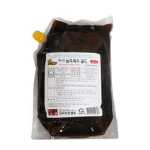 못난이 농축냉면육수1.8L 1개 생수18L:육수1.8L희석, 1.8L