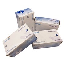 웰비 수술용 진료용장갑 라텍스글러브 100매입, L