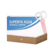 밴드골드 슈퍼픽스 아쿠아 10cmx10m + 반창고닷컴 안전가위, 슈퍼픽스아쿠아+안전가위