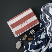 영신타올 ELLE 엘르 스트라이프 바스타올, 네이비