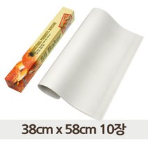 테프론 베이킹 시트 화이트 38cm x 58cm 10장 빵판