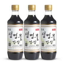 [신앙촌] 양조간장 양조 생명물간장 860mL x 3병, 단일속성, 없음