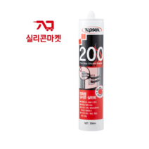 탑씰 F200 방화용 회색 실리콘 탑프라 방화 실리콘, 1개