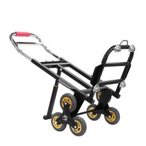 휴대용 계단용수레 리프트 접이식 구르마 업카트, 계단용수레 실버  바퀴추가