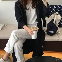 오노마 오노마 ONM 여성스러운 데일리 로브 2컬러 롱셔츠 자켓 (9015188)