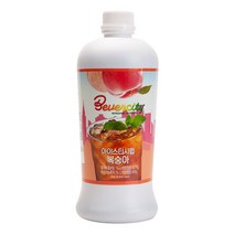 세미 베버시티 복숭아 아이스티 시럽, 2개, 2kg
