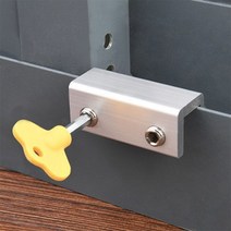 초강력 창문 잠금 고정 장치 2개 추락방지 안전 방범, 2구, 1개