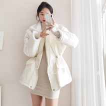 넘사벽 하이넥 안감퍼 스트링 패딩 점퍼(outer1317)