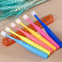 메가텐 럭스 360도 어린이 아기 유아칫솔, 2단계 블루