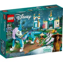 레고 43184 디즈니 라야와 시수 드래곤 [정품 국내배송] 2021 신제품 LEGO Disney Raya and Sisu Dragon, 혼합 색상