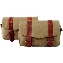 헵코버커 오토바이 사이드백 사이드 새들백 레거시 C 보우 M / 6451976 00 08 MM (368881), One Size Brown / Green