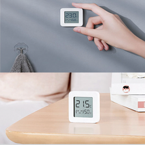 샤오미 블루투스 연동 실시간 모니터링 신생아 온 습 도 계 체크기 정확한 디지털 측정기 캠핑용 아날로그 전자 무선 실내 실외