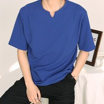 제로스어패럴 슬릭 엠보 브이트임 반팔티셔츠