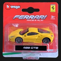 부라고-1:64 페라리 488 GTB 458 스파이더 F40 컴피티션 엔조 430 스쿠데리아 스쿠데리아 F12TDF 콜릿 다이 캐스트 자동차 모델 스포츠카, 488 GTB1
