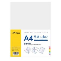 에코청운 L자 홀더 파일 A4, 투명, 20세트