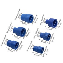 ibc탱크 25 20mm 40 32mm 40/32 20/25mm PVC 스트레이트 감소 커넥터 파이프 감속기 어댑터 관개 워터 피팅 1 개, 01 WHITE_06 25mm-20mm