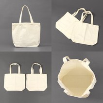 라온지니 무지 에코백 2P세트 43X32CM 베이지 DIY에코백 에코백물감 에코백제작