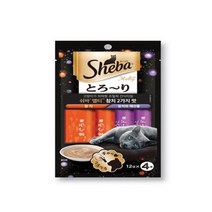 길냥이 간식 주머니에 넣고 다니는 참치추르 습식 컬, 1개, 4p(48g) x3팩 참치 2가지