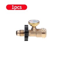 압력 게이지 폴 프로판 가스 미터 탱크 내장 누출 감지기 qcc1 e5m1 용 범용 미터 계 연료 12pc, 1개