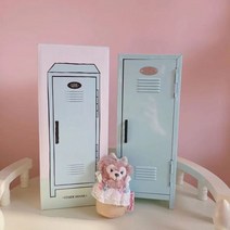 사무실 사무용 철제 캐비넷 미니 관물함 수납함 락커 민트+좌물쇠533175 L5