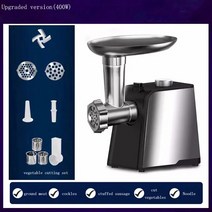 전기 고기분쇄기 고기 무거운 스테인리스 스틸 소시지 음식 프로세서, 10.upgrade  400W - 220-240V -