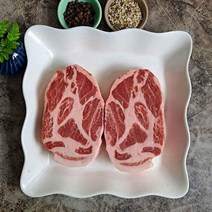 목살 통목살 고원돈목살 1kg 스테이크고기 통목살 캠핑고기, 통두께 절단없음