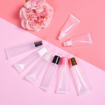 셀프천사 파운데이션 공병 공 용기 비비 크림 립 밤 치약 튜브, 1개, 실버-5ml