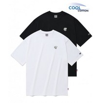 EBBETSFIELD 이벳필드 쿨코튼 2-PACK 베츠 기본 반팔 티셔츠 블랙/화이트
