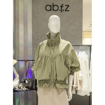 ab.f.z [ab.f.z] 스트링 셔링 집업 점퍼 (AAW5QU03G)