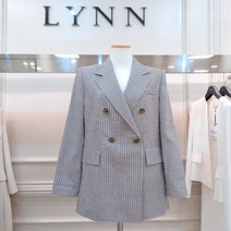 린 린 린넨 잔체크자켓LGJKKD9500