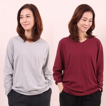 [아이우먼] 사계절데일리브이티 WW6799M302 빅사이즈 사이즈에서 자유로운 그녀~